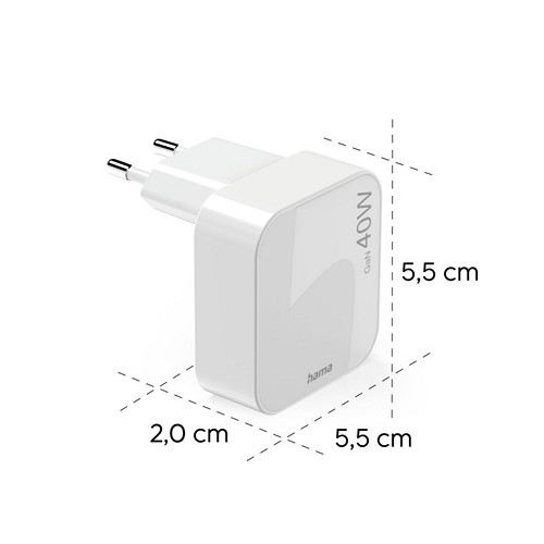 Chargeur mural pliable 40W Hama thumbnail 7