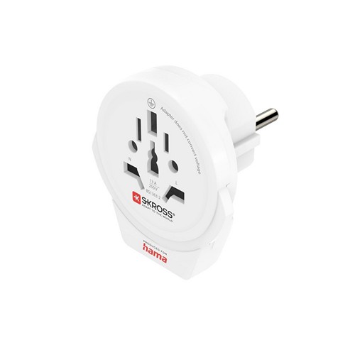 Adaptateur de voyage Skross for Hama USB, GOODIES MEDIA, fournisseur d'objet publicitaire, fournisseurs de stylo publicitaire, cadeau d'entreprise