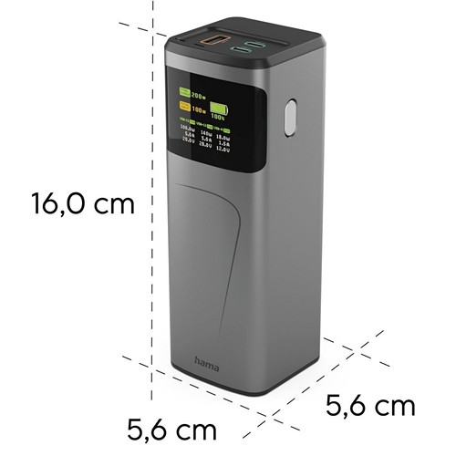 Power Bank 24000 mAh Hama High Power 200W