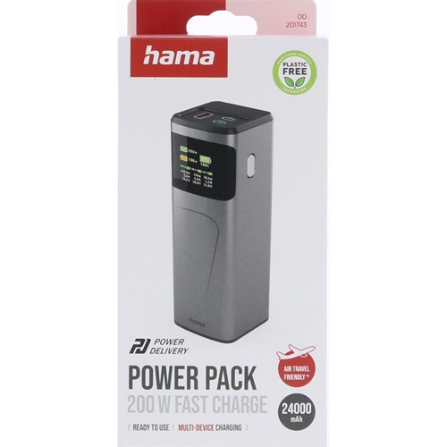 Power Bank 24000 mAh Hama High Power 200W
