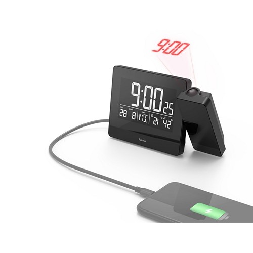 Réveil avec projecteur Hama Plus Charge thumbnail 5