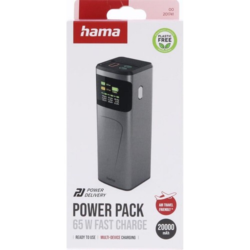 Power Bank 20000 mAh Hama High Power 65W thumbnail 7