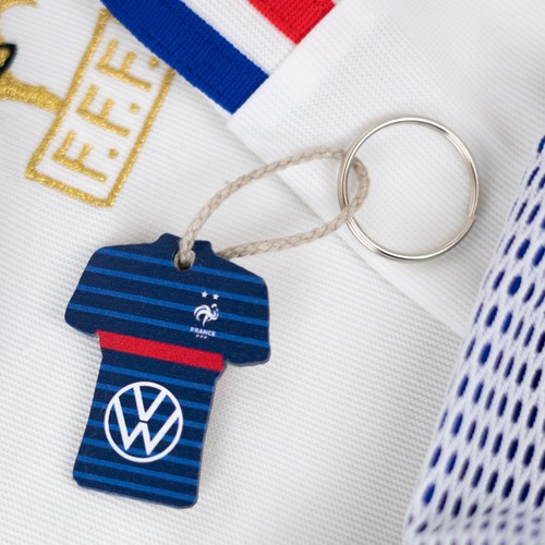 Porte-clés Supporter maillot imprimé avec anneau, lien et carte - 2