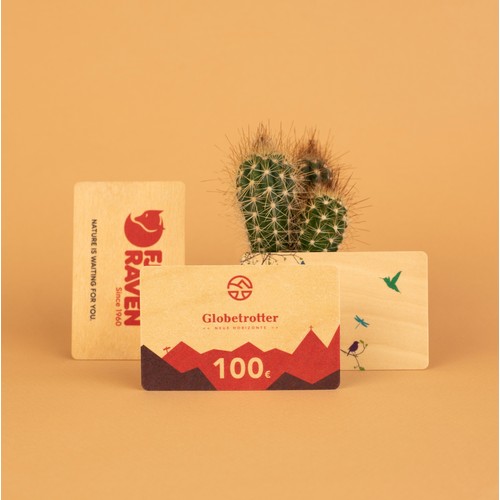 Carte de fidélité en bois Woodfid imprimée - 7