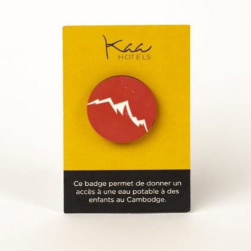 Badge Tourond aimant taille M imprimé avec carte thumbnail 4