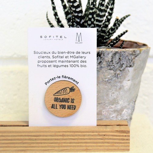 Badge Tourond aimant taille M imprimé avec carte - 6