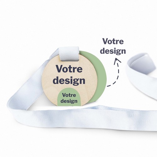 Medaille 'à planter' Sunrise imprimée avec carte thumbnail 5