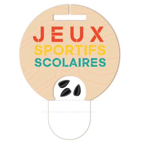Medaille 'à planter' Sunrise imprimée avec carte - 4