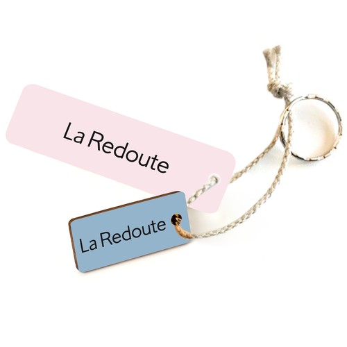 Porte-clés Sésame rectangle imprimé avec anneau, lien et carte - 1