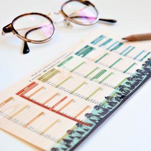 Calendrier en bois - 5