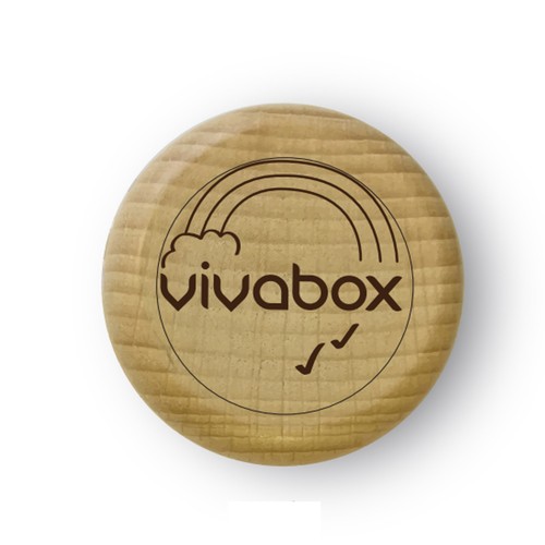 Yoyo en bois gravé - 3