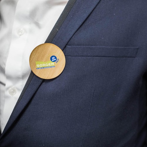 Badge Tourond aimant taille L imprimé avec carte thumbnail 7