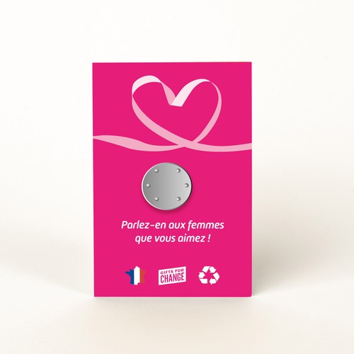 Badge Tourond aimant taille L imprimé avec carte - 3