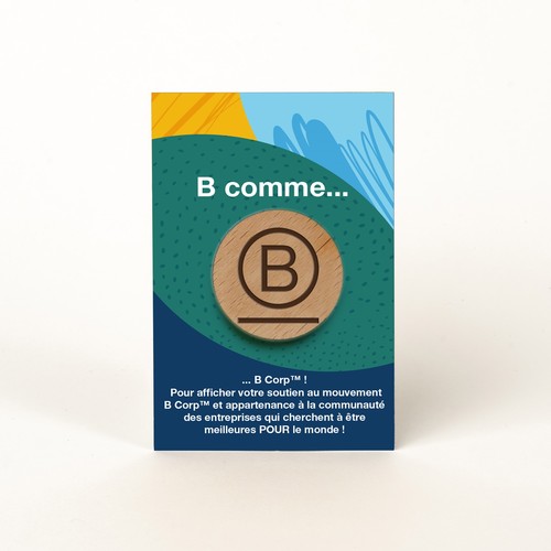 Badge Tourond aimant taille M gravé avec carte - 2