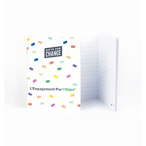 Carnet A6 recyclé français - 1