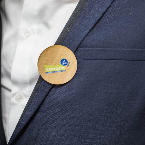 Badge Tourond broche taille L imprimé avec carte - 7