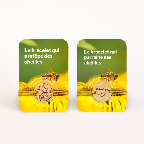 Bracelet Agir Abeilles (verso gravé) - 2