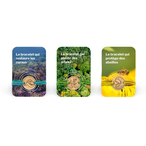 Bracelet Agir Abeilles (verso gravé) thumbnail 4