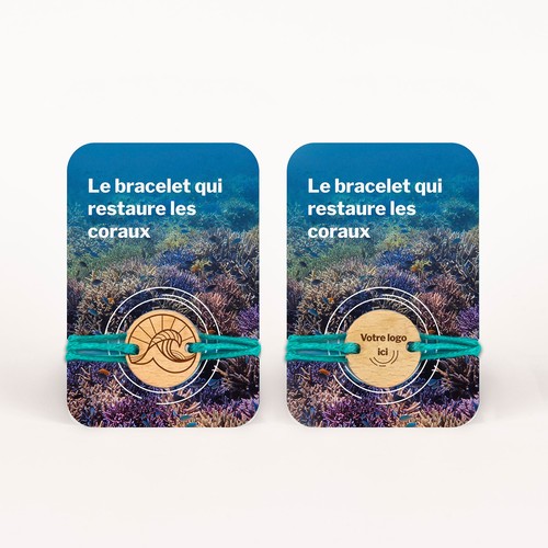 Bracelet Agir Océan (verso gravé) - 2