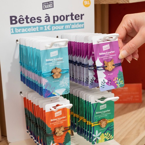 Présentoir à 4 broches - 4