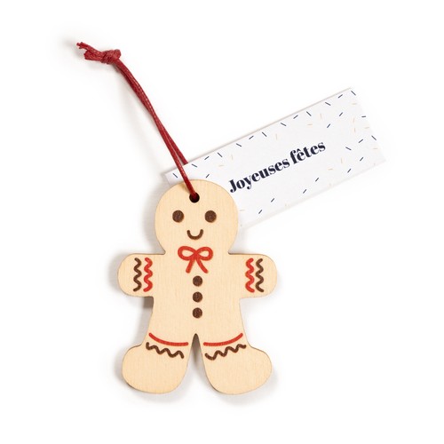 Décoration de sapin sur mesure Yu imprimée avec carte - 1