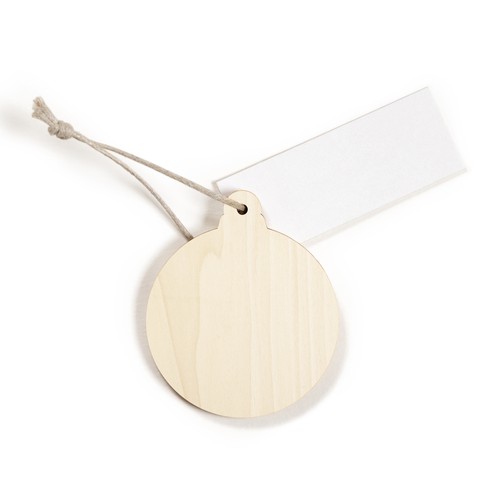Décoration de sapin sur mesure Yu imprimée avec carte - 3