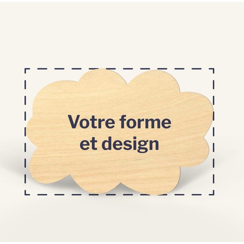 Sticker en bois sur mesure Woodstick - 11