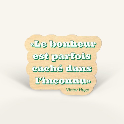 Sticker en bois sur mesure Woodstick - 2