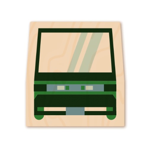 Sticker en bois sur mesure Woodstick - 5