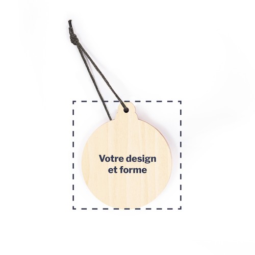 Décoration de sapin sur mesure Yu imprimée sans carte - 5