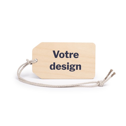 Etiquette de bagage NOMAD imprimée sans carte - 2
