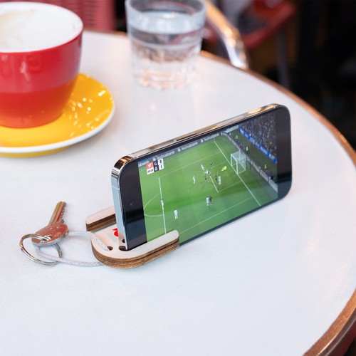 Porte-clés support de téléphone imprimé, avec anneau et lien, sans carte thumbnail 6