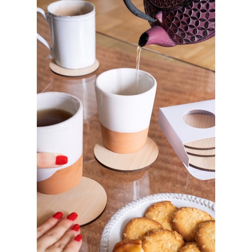 Lot de 6 sous-verres Kupof ronds imprimés thumbnail 5