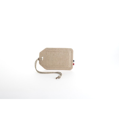 Etiquette de bagage en feutrine végétale, marquage par transfert DTF - 4