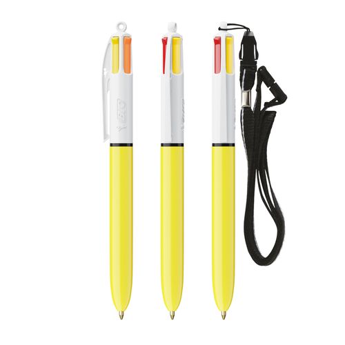 BIC® 4 Couleurs Sun ballpen + Lanyard - 2
