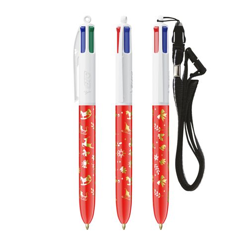 BIC® 4 Couleurs® bille + Lanyard thumbnail 4