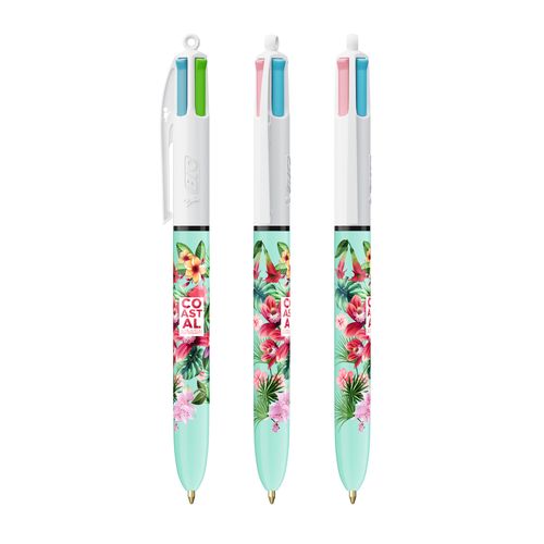 BIC® 4 Couleurs Fashion bille, Vêtement professionnel, Objets publicitaires, selection pro, Origine France, textile