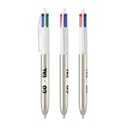 BIC® 4 Couleurs Shine bille