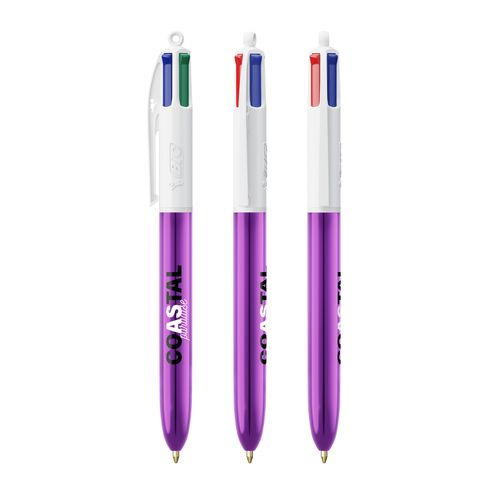 BIC® 4 Couleurs Shine bille