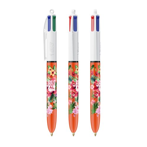 BIC® 4 Couleurs Fine bille, Vêtement professionnel, Objets publicitaires, selection pro, Origine France, textile