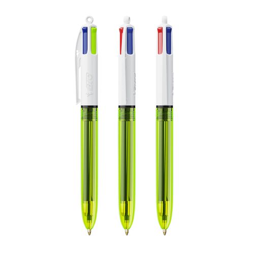 BIC® 4 Couleurs Fluo Bille