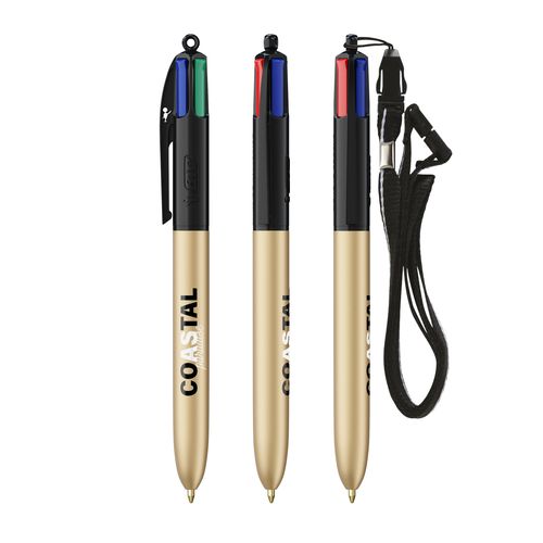 BIC® 4 Colours Glacé with Lanyard - 3