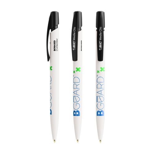 BIC® Media Clic BIO Based BGUARD™ Antibacterial Ballpen, Vêtement professionnel, Objets publicitaires, selection pro, Origine France, textile