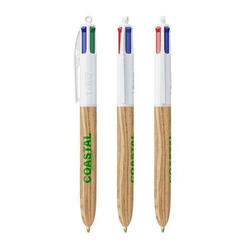 BIC® 4 Couleurs Wood Style - 1