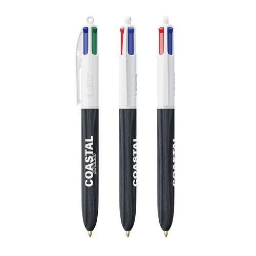 BIC® 4 Couleurs Wood Style