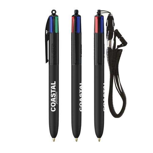BIC® 4 Couleurs Soft with Lanyard