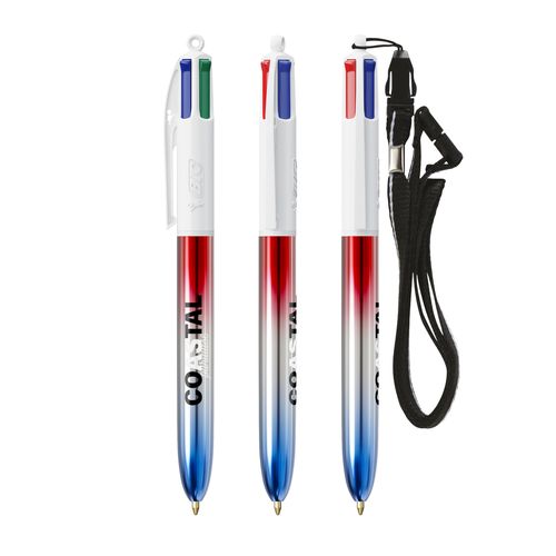 BIC® 4 Colours® Flags Collection + lanyard - 1