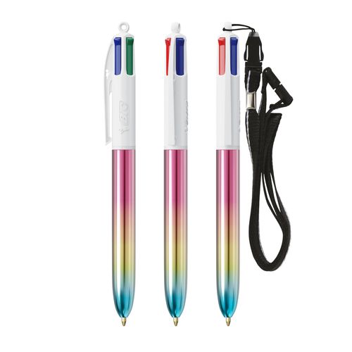 BIC® 4 Couleurs® Gradient + Lanyard - 2