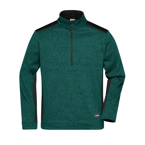 Men's Knitted Workwear Fleece Half-Zip - Strong