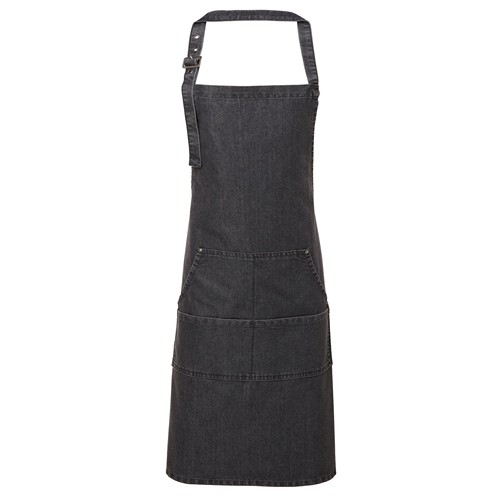 Jeans Stitch Denim Bib Apron